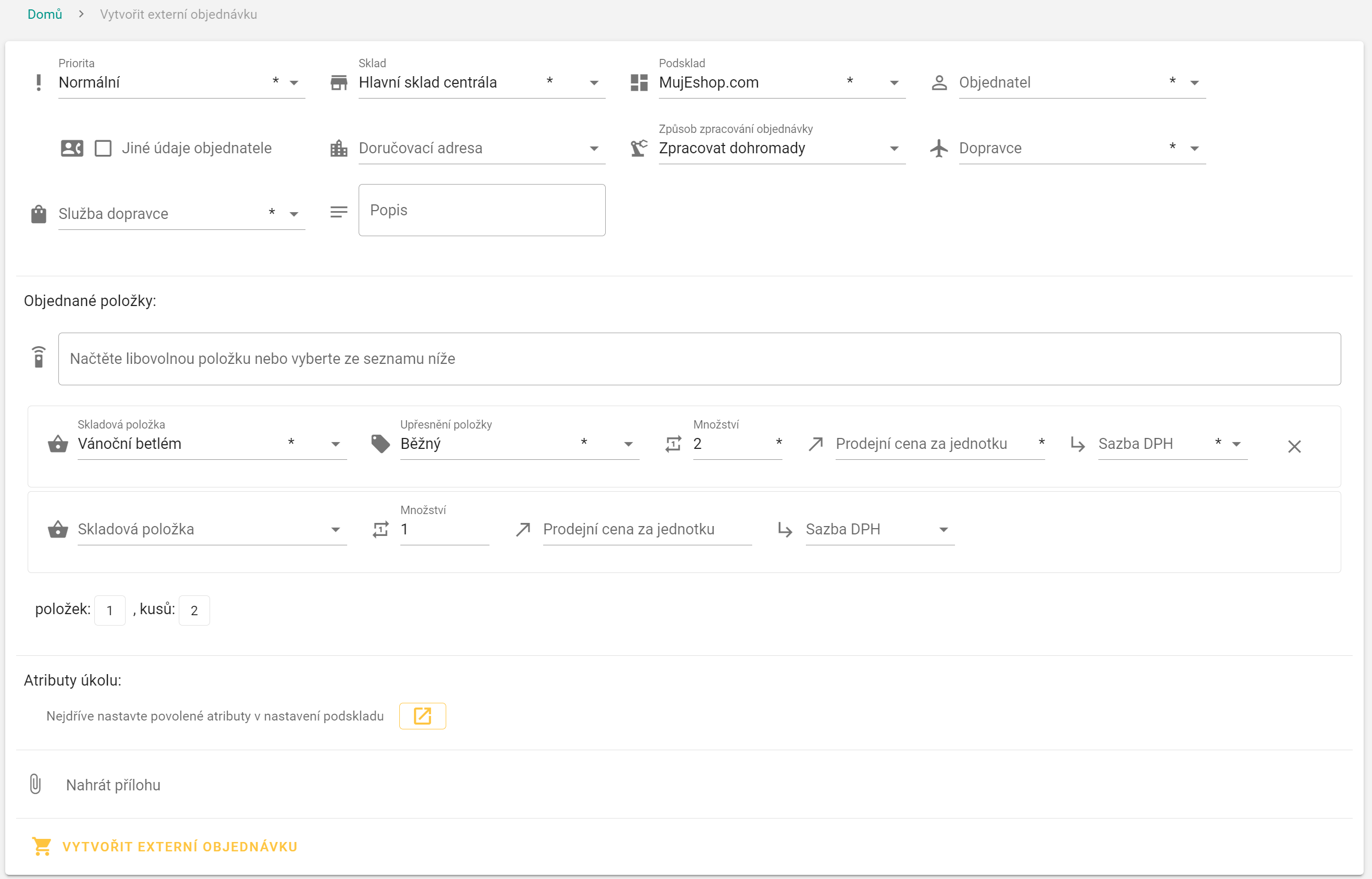 Vytvoření_externí_objednávky