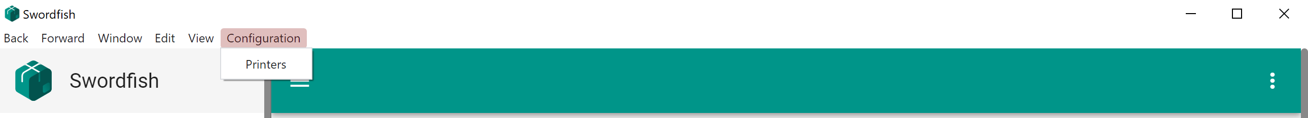 Lokace konfigurace v aplikaci