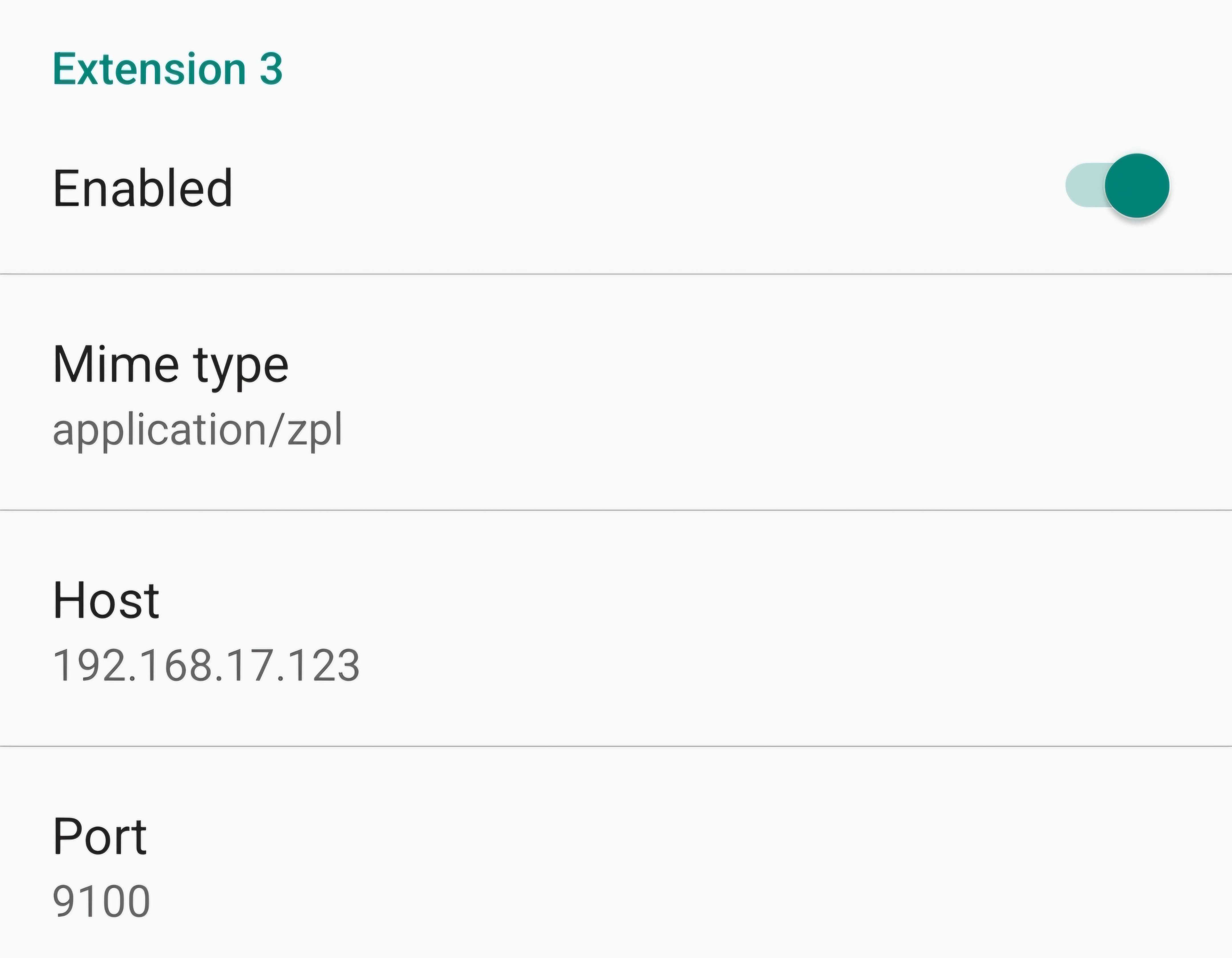 Ukázka konfigurace na mobilu - třetí