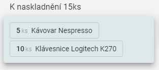 Položka podle jména