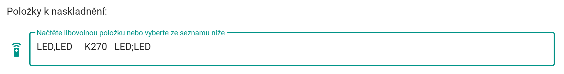 Položky k naskladnění-1