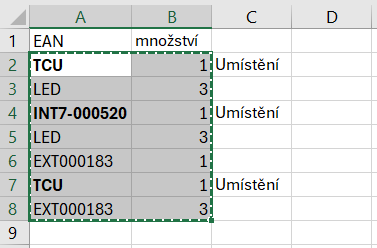 Zapsání dvojic EAN množství_se_změnou_lokace_Excel